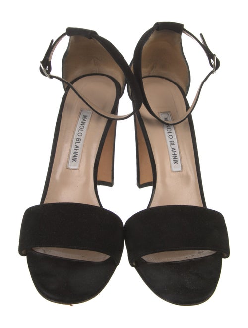 Manolo Blahnik Suede Sandals