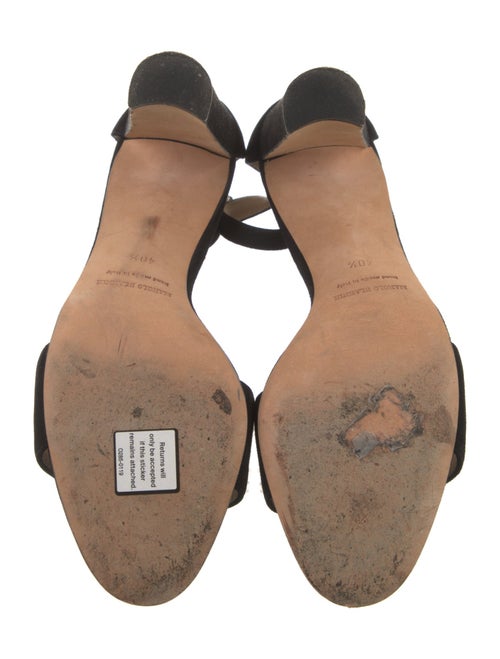 Manolo Blahnik Suede Sandals