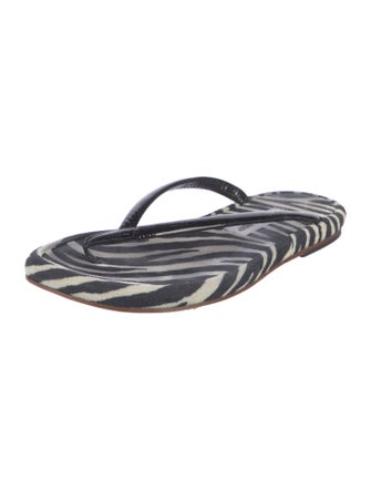 Manolo Blahnik Printed Slides