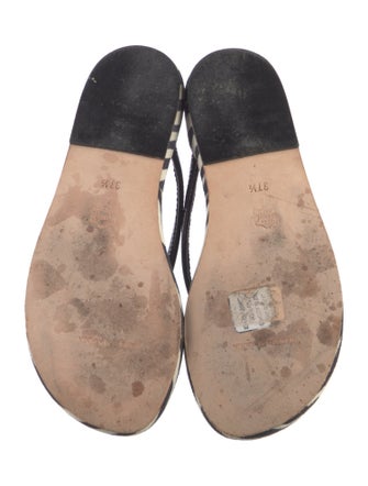 Manolo Blahnik Printed Slides