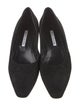 Manolo Blahnik Suede Flats