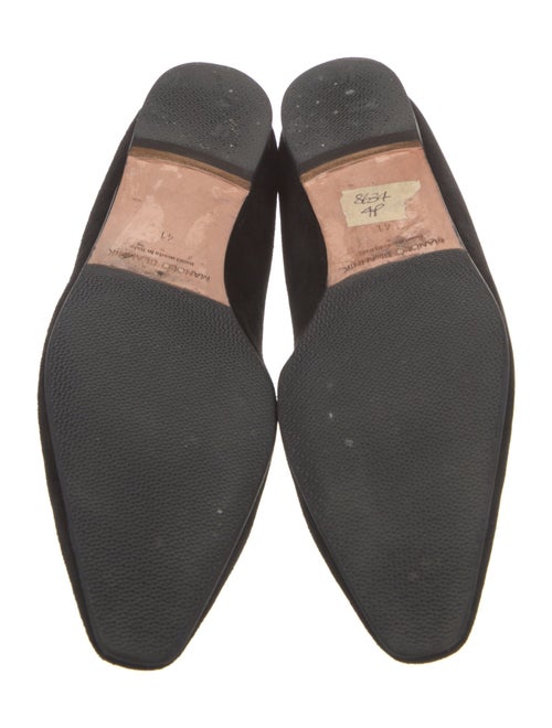 Manolo Blahnik Suede Flats
