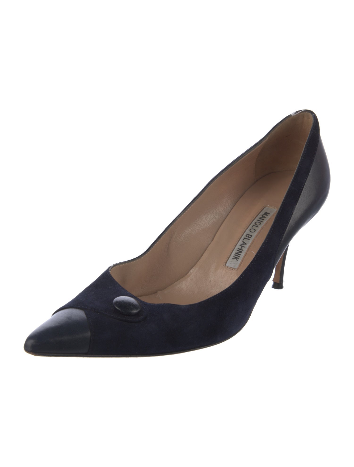 Manolo Blahnik Suede Pumps