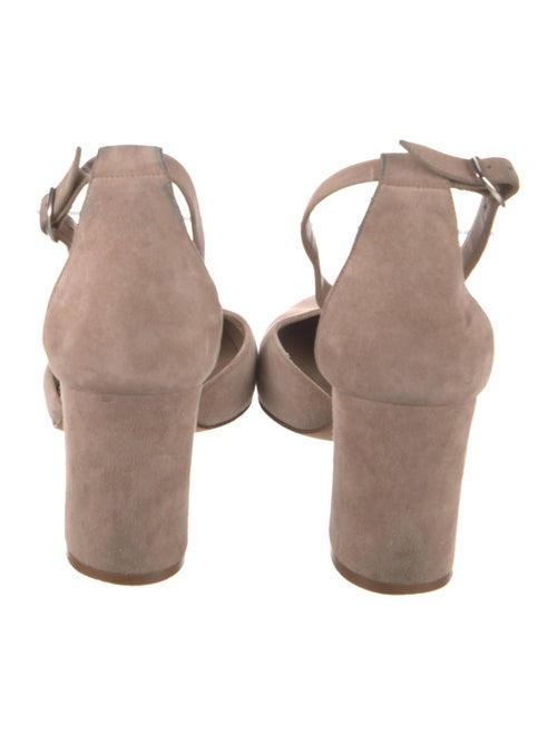 Manolo Blahnik Suede D'Orsay Pumps