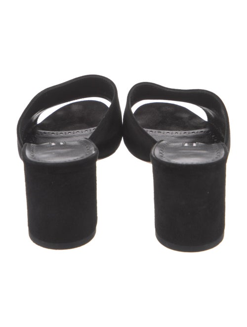 Manolo Blahnik Suede Slides