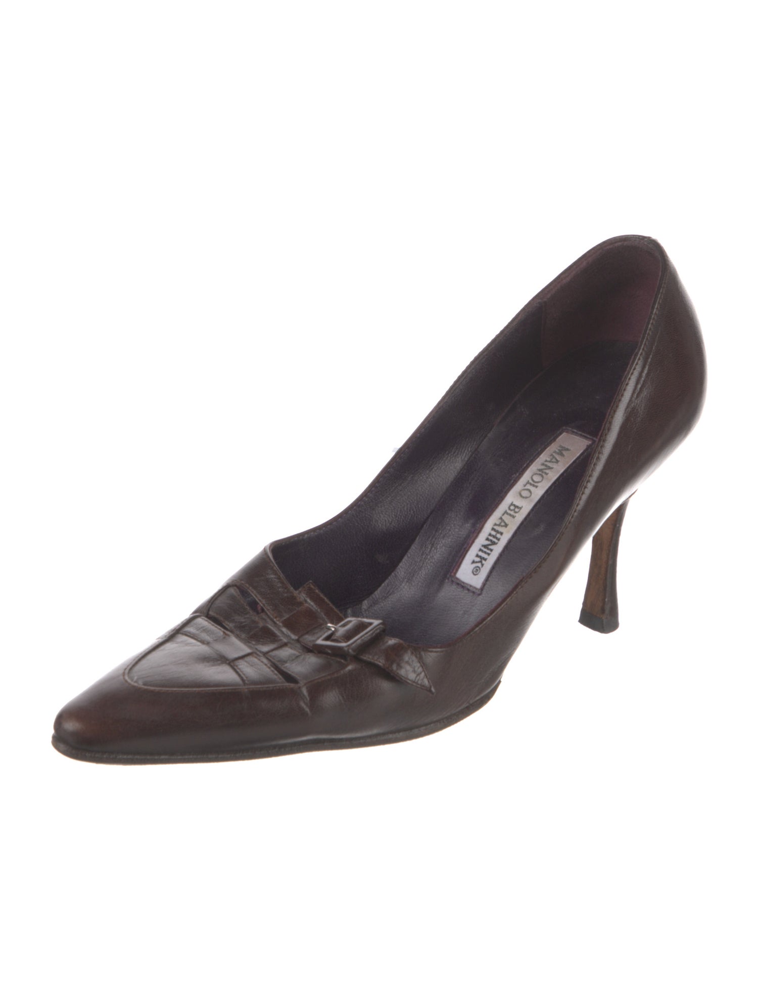 Manolo Blahnik Leather Pumps