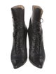 Manolo Blahnik Leather Lace-Up Boots