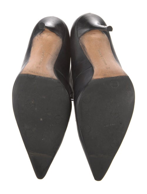 Manolo Blahnik Leather Lace-Up Boots