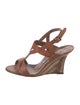 Manolo Blahnik Leather T-Strap Sandals