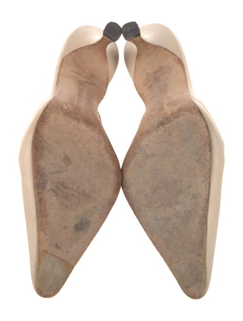 Manolo Blahnik Leather Mules