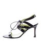 Manolo Blahnik Patent Leather Slingback Sandals