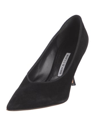 Manolo Blahnik Suede Pumps