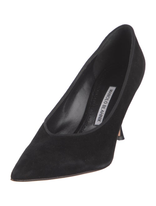 Manolo Blahnik Suede Pumps