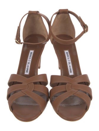 Manolo Blahnik Leather Sandals