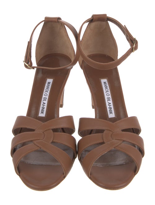 Manolo Blahnik Leather Sandals