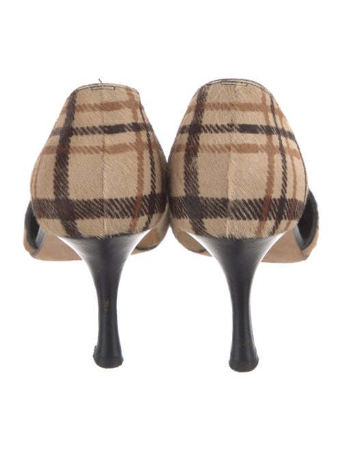 Manolo Blahnik Ponyhair Printed D'Orsay Pumps