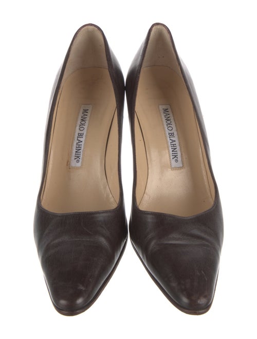 Manolo Blahnik Leather Pumps