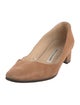 Manolo Blahnik Suede Pumps