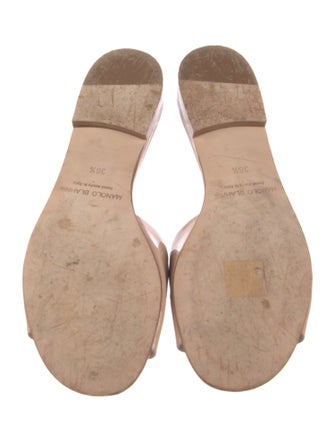 Manolo Blahnik Patent Leather Slides