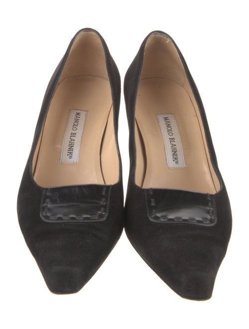 Manolo Blahnik Suede Pumps