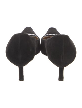 Manolo Blahnik Suede Pumps