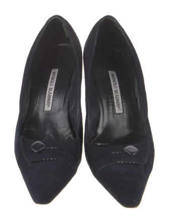 Manolo Blahnik Suede Pumps