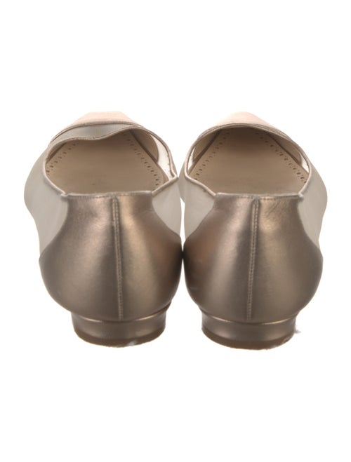 Manolo Blahnik Mesh Mesh Accents Ballet Flats