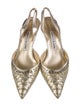 Manolo Blahnik Sequins Slingback Pumps