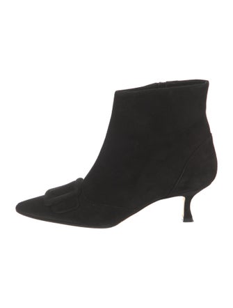 Manolo Blahnik Suede Boots