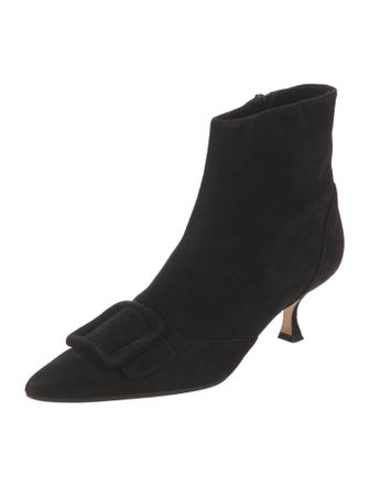 Manolo Blahnik Suede Boots