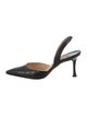 Manolo Blahnik Patent Leather Slingback Pumps