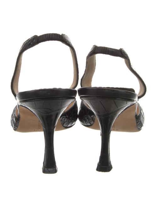 Manolo Blahnik Patent Leather Slingback Pumps