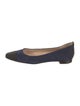 Manolo Blahnik Suede Ballet Flats
