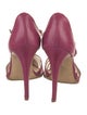 Manolo Blahnik Leather T-Strap Pumps