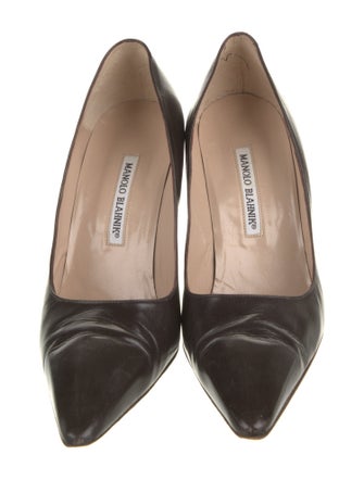 Manolo Blahnik Leather Pumps