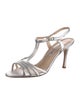 Manolo Blahnik Leather T-Strap Sandals