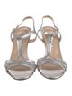 Manolo Blahnik Leather T-Strap Sandals