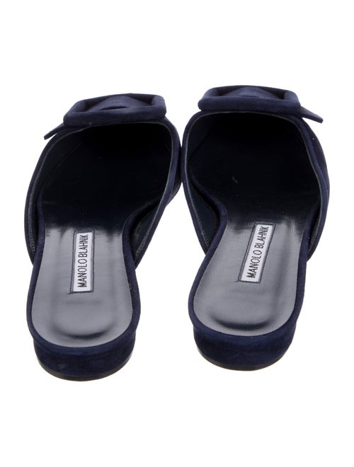 Manolo Blahnik Suede Mules