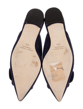 Manolo Blahnik Suede Mules