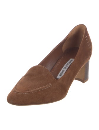 Manolo Blahnik Suede Pumps