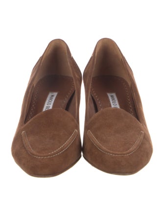 Manolo Blahnik Suede Pumps