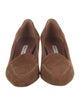 Manolo Blahnik Suede Pumps