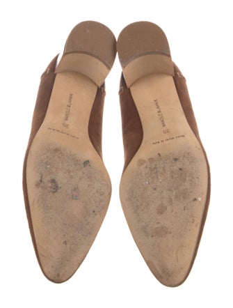 Manolo Blahnik Suede Pumps