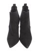 Manolo Blahnik Suede Chelsea Boots