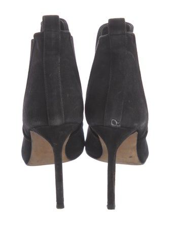 Manolo Blahnik Suede Chelsea Boots