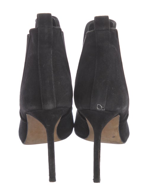 Manolo Blahnik Suede Chelsea Boots