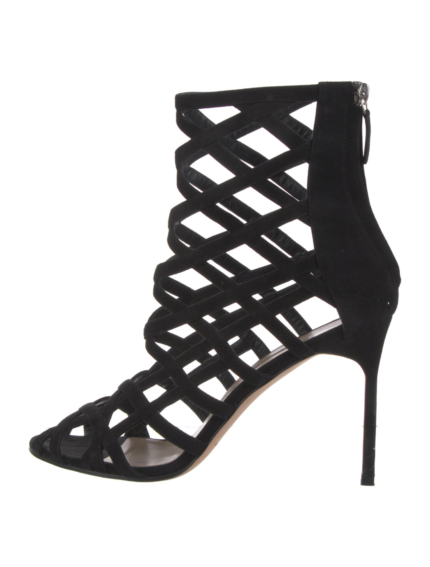 Manolo Blahnik Suede Gladiator Sandals