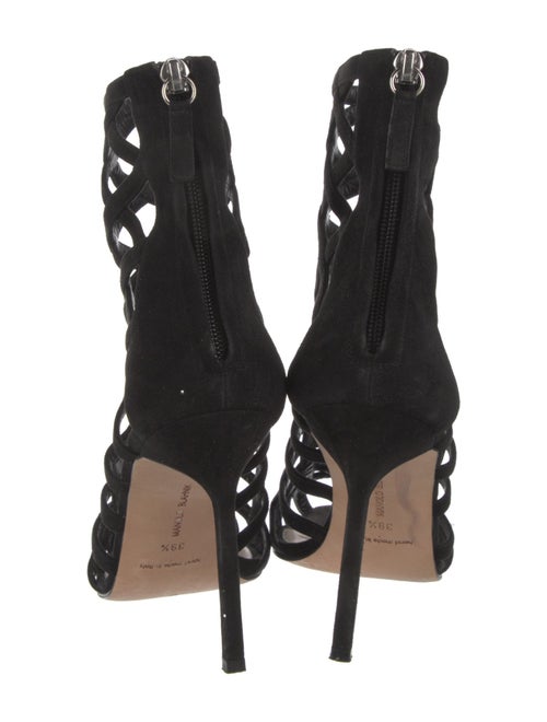 Manolo Blahnik Suede Gladiator Sandals