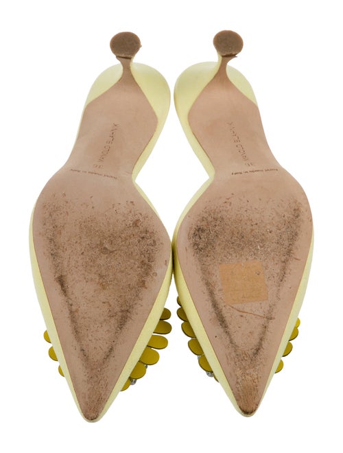 Manolo Blahnik Satin Mules