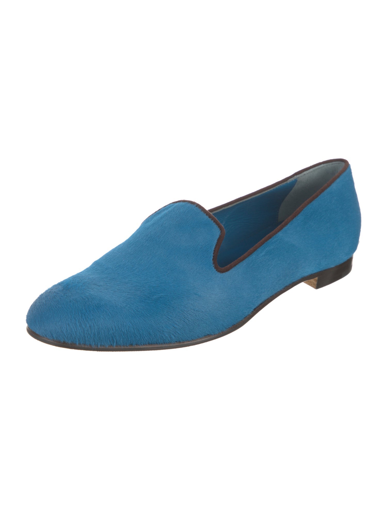Manolo Blahnik Ponyhair Loafers
